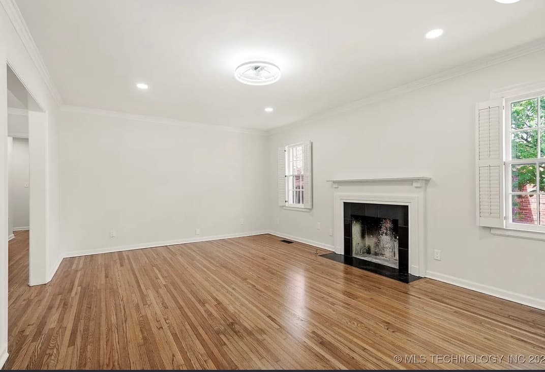 LVP vinyl flooring installed across a large room